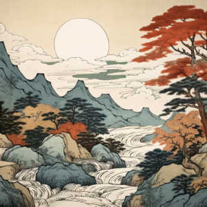 Serenidad Nipona: Paisaje de Otoño - Edición Exclusiva